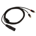 thumbnail image 4 of Cable divisor XLR a RCA, cable XLR macho a 2 XLR macho a RCA, cable XLR macho a RCA doble, compacto y liviano, 4 of 12
