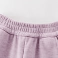 thumbnail image 6 of Xyant Girls Wide Leg Elastic High Waisted Pants Sweatpants Baggy Track Pants Trousers Casual Streetwear Size 3-14T (Purple,9-10 Years), 6 of 7
