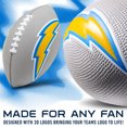 thumbnail image 2 of Franklin Sports NFL Los Angeles Chargers Football - Kids Foam Football - Soft Football - Mini Size - Perfect for Gameday - 8.5" 3D logos!, 2 of 7