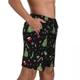 thumbnail image 4 of Swimwear Print Board Shorts Summer Green Tree Y2K Funny Beach Shorts Men Comfortable Swimming Trunks, 4 of 5