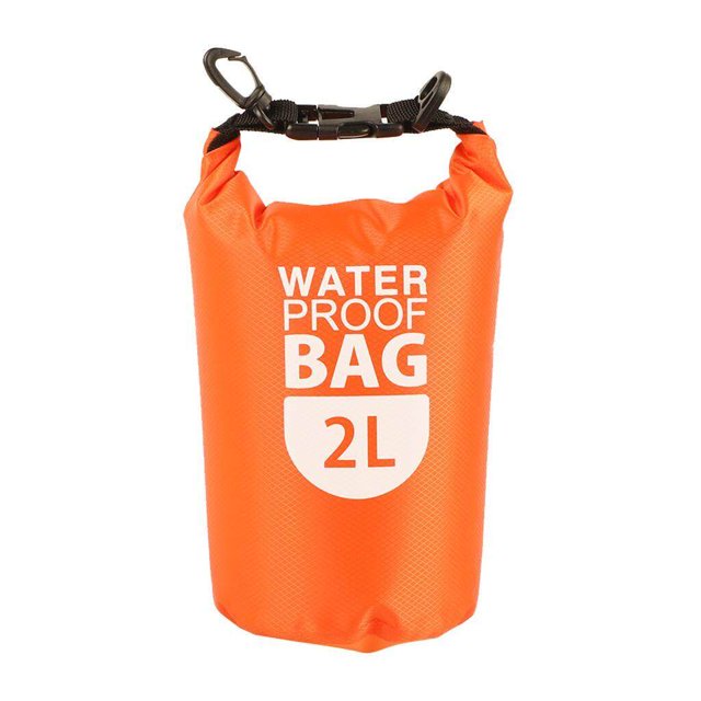 2L Waterproof Dry Bag Sack Pack Pouch for Dry Bag Kayaking Surfing Rafting Canoeing Diving Orange