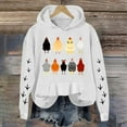 thumbnail image 2 of EHQJNJ Sweat à Capuche pour Femmes, Léger et Décontracté, Manches Longues, Imprimé Graphique Poulet, Pull Chaud, Léopard, 2 of 5
