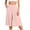 Pink, variant on CFLVAEK Black Capris for Women with Pockets Loose Fitting Wide Leg Capri Pants Solid Color Lounge Capris Pants Comfy Elastic High Waist Capris Wine S