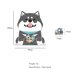 thumbnail image 2 of Lindo Perro Shiba Inu Pegatina 30 pegatinas de perro Shiba Inu, manual creativo, pegatinas Kawaii DIY (negro) Ndcxsfigh Libre de BPA, 2 of 7
