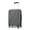Charcoal, variant on Color Waves Large Checked Expandable Luggage Suitcase with Spinner Wheels, Black