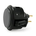 thumbnail image 1 of Matsuzay Botón pulsador Suave Multi colores Apagado Interruptor Arcade Restablecimiento automático Fácil de instalar Accesorio de juego Videojuegos y accesorios Gris oscuro, 1 of 6