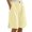Beige, variant on Womens Casual Elastic Waist Shorts Split Design with Pockets Summer Daily Wear Comfortable shorts with pockets for women Green,S