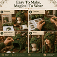 thumbnail image 5 of 2026 Common Frog Hood Hat DIY Crochet Kit Series,Animal Crochet Kit for Beginners with Step-by-Step Instructions,All-in-One Complete Set for Dragon Fox Wolf Frog Rainbow Hoods,Craft Gift, 5 of 6