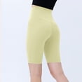 thumbnail image 4 of cfhntfmh Biker Shorts for Women Stretchy High Waisted Workout Athletic Yoga Long Shorts Soft Leggings for Women, 4 of 6