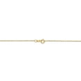 thumbnail image 3 of 10K Yellow Gold chain Cable Pendant Diamond-cut 14 in 0.8 mm, 3 of 4