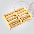 thumbnail image 2 of 【Alivia el dolor de pies】10 rodillos de masaje de pies de madera que se mueven independientemente a través del masaje de los puntos de reflexión del pie para regular la reflexología podal y, 2 of 5