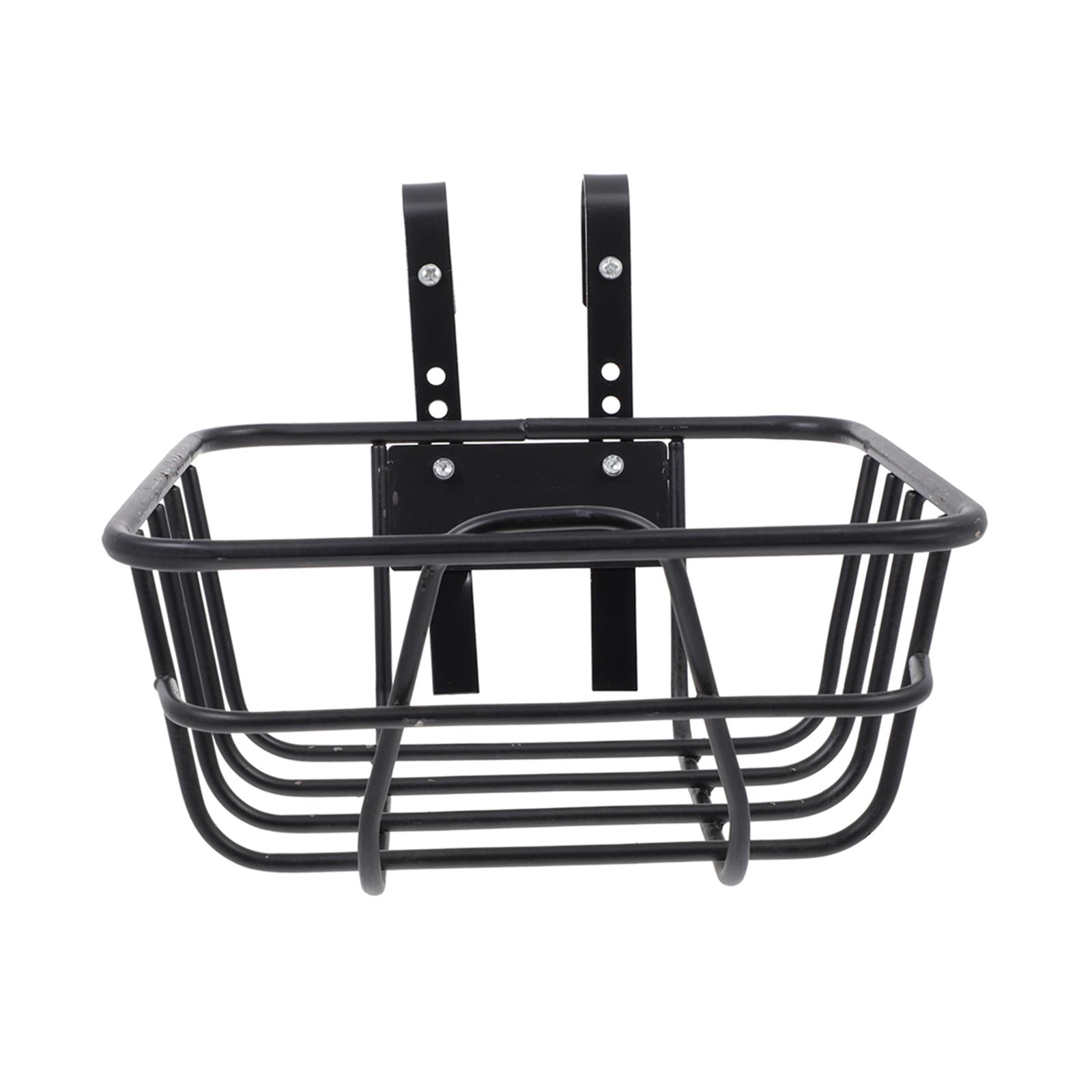 GARENDE Metal Wire Front Basket with Hooks Simple Installation for Mountain Bike