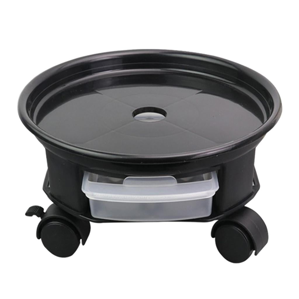 Plant Caddies with Wheels, Round Pot Mover, Indoor Rolling Planter on