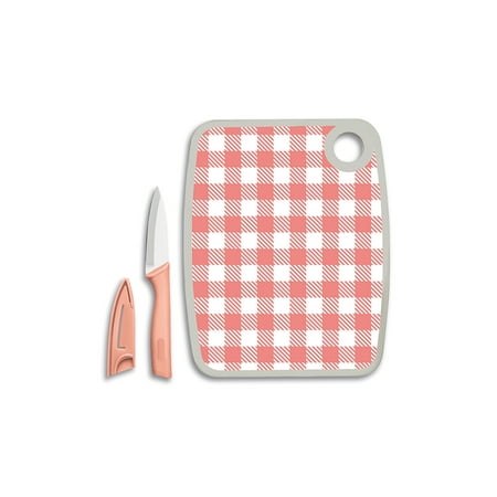 Cook Works Cutting Board and Paring Knife Set