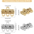 thumbnail image 4 of 2Colors 3-Layer Clasp 80pcs Chandelier Components Links Tibetan Alloy Multi Strand Bracelet Necklace Layer Clasp, 4 of 7