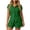 Z16 Green, variant on Short Sets Women 2 Piece Outfits Short Sleeve Button Down Collared Shirt and High Waisted Shorts Textured Casual Summer Matching Clothes Green,L