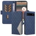 thumbnail image 1 of Compatible with Google Pixel 6A PU Leather Wallet Case with Card Holder Magnetic Closure Cover, 1 of 5