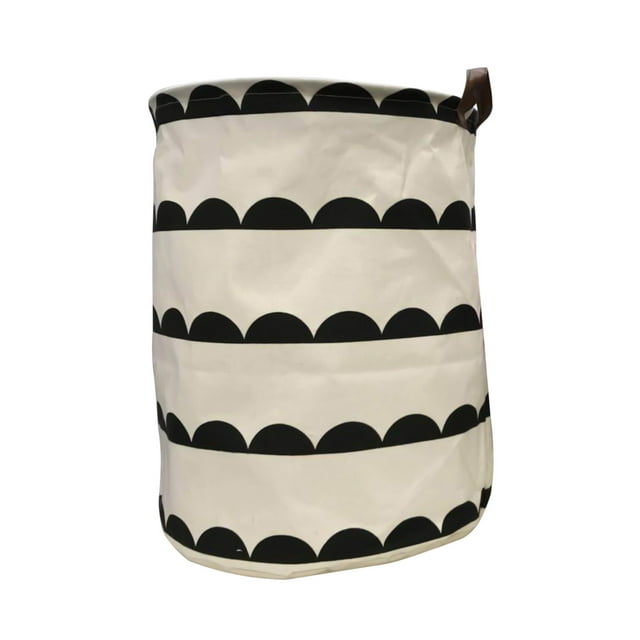 Xihbxyly Cesto de Ropa Sucia Plegable de Lona, Portátil con Asas, Gran Capacidad para Ropa, Juguetes y Toallas, Ideal para El Baño, Dormitorio, Guardería, 40 X 50 Cm.