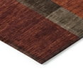 thumbnail image 3 of Addison Rugs Chantille Indoor/Outdoor Transitional Squares Chocolate Machine Washable Rectangle Rug, 1'8" x 2'6", 3 of 7