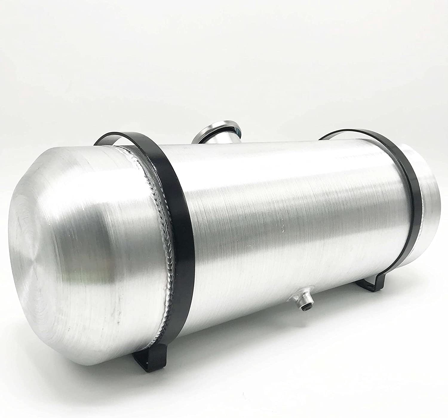JSD AUTO PARTS 4 Gallons Aluminum Gas Tank / Fuel Tank 8 x 20 inch Center Fill 1/4" NPT Outlet