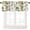0408kitchen-11, variant on Retro Lemon Kitchen Valance, Summer Blue Birds Lemon Tree Nature Botanical Plants Flowers Hummingbird Spring Print Short Window Curtain for Cafe Restaurant, 54x18inch