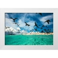 thumbnail image 1 of Gabriel, Barathieu 24x17 White Modern Wood Framed Museum Art Print Titled - Ocean bird, 1 of 4