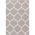 thumbnail image 1 of Unique Loom Tapis Géométrique Decatur Treillis 2' 2 x 3' Rectangle Taupe/ivoire, 1 of 2