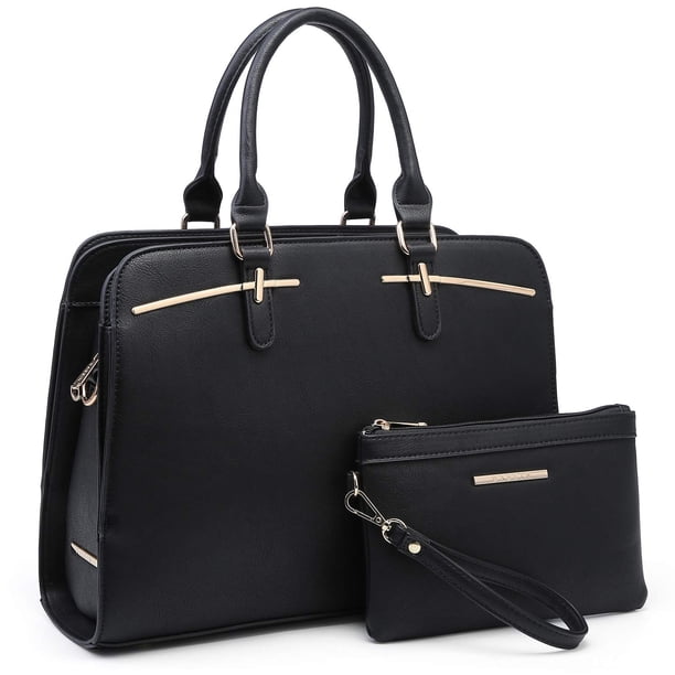 Bolso de mano Dasein Fashion para mujer de piel sintética con cartera