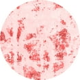 thumbnail image 1 of Ahgly Company Machine Washable Indoor Round Abstract Red Modern Area Rugs, 3' Round, 1 of 4
