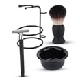 thumbnail image 4 of Juego De Afeitado, Jabonera, Juego De Afeitado Para Barba Para Hombres, 4 Piezas, Kits De Afeitado, Cepillo De Afeitar, Soporte Para Cuenco Para Afeitar A Hombres, 4 of 7