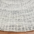 thumbnail image 3 of SAFAVIEH Abstract Cleto Abstract Area Rug, Black/Ivory, 6' x 6' Round, 3 of 11