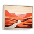 thumbnail image 2 of Designart "Minimalism: Brown Canyon Calm IV" Canyon Floater Framed Wall Decor, 2 of 5