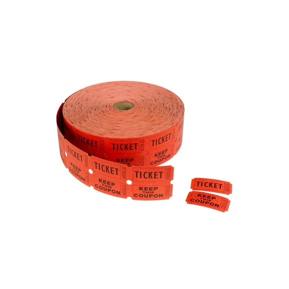 Double Coupon Roll Tickets