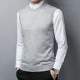 thumbnail image 3 of Mens Slim Fit Sweater Vest Knitted Tank Top Sleeveless Pullover Solid Color Top, 3 of 9