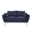 thumbnail image 2 of Love Seat Kessa Muebles Chris Azul, 2 of 5
