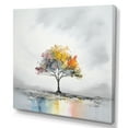 thumbnail image 2 of Designart "Tree Respite In Minimalism Rainbows I" Minimalism Canvas Prints, 2 of 7