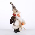 thumbnail image 2 of Santa Claus Decoration, Santa Claus Christmas Figurine Figure Decoration, Santa Claus Doll Children New Year Gift Christmas Tree Decor Wedding Party Supplies, 2 of 4