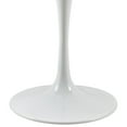 thumbnail image 3 of Modway Lippa 35.5" Round Modern Wood Top Dining Table in White, 3 of 6