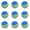 Blue, variant on VMWMSSR 10 Pack Foam Dog Cat Play Balls, Lightweight Colorful Pet Fetch Chew Toy Balls, Non-Toxic Soft Small Interactive Training Toy For Kitten Puppy Indoor Outdoor Play(Red-1.65")