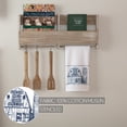 thumbnail image 3 of VHC Brands Sawyer Mill Barn Kitchen Towel, Blue, 19x28, 3 of 6