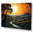 thumbnail image 2 of Designart "Countryside Winding River Collage" Landscapes Wall Decor, 2 of 5