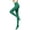 Green, variant on Women's High Waist Control Top Tights - 80D Opaque Microfiber Run Resistant Ballet Dance Stockings