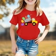 thumbnail image 2 of Girls Tshirts Packs Size 10-12 Graphic Short Sleeve Blouse Tops Pull-On Cute Back To School Shirts Girls Birthday Casual Summer Tops, 2 of 5