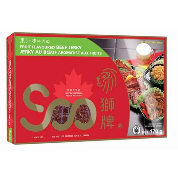 Soo Beef Jerky Fruit Flavor