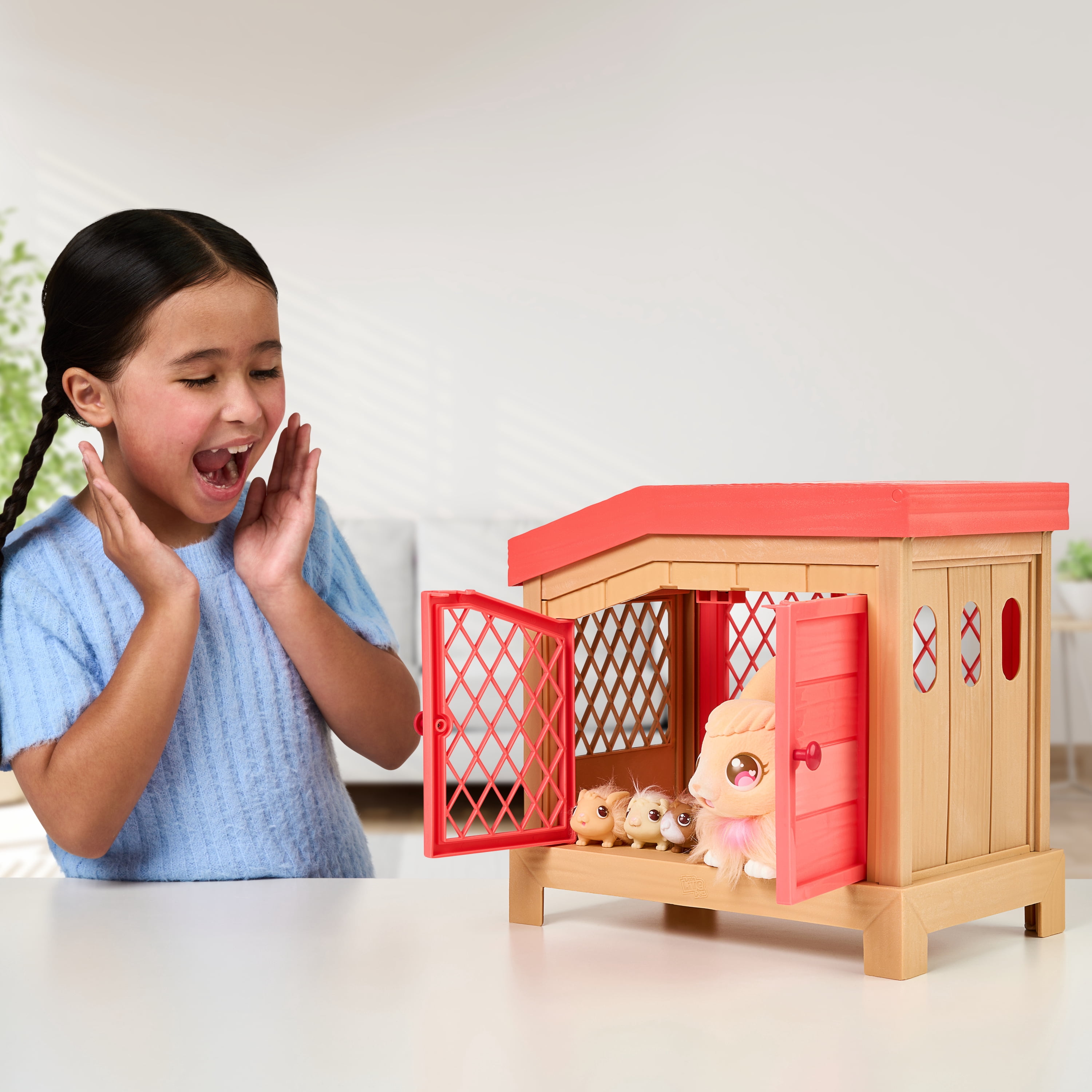 Little Live Pets Mama Surprise Bunny| Soft, Interactive Mama, 20+ Sounds & Reactions, Ages 4+