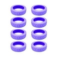 thumbnail image 1 of Xingzhi 10 Pcs/ensemble Housse de Protection pour Roulettes de Valise à Grand Compatibilité et Violet Doux, 1 of 6
