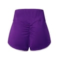thumbnail image 5 of Yoga Shorts for Women Basic Slip Bike Compression Leggings Capris Running Workout Shorts, 5 of 5