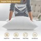 thumbnail image 5 of Bed Pillows for Sleeping, Cooling Hotel Quality with Premium Soft 3D Down Alternative Fill for Back, Stomach or Side Sleepers, Standard (Pack of 4), White 4 Count, 5 of 6