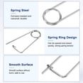 thumbnail image 2 of Uxcell 2-Pack Pin de Seguridad en Forma de Broche, Pines de Acero Inoxidable M3x60mm, Sujetadores de Broche de Bloqueo Rápido, Clips Retenedores Pesados, 2 of 7