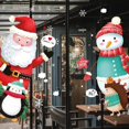 thumbnail image 2 of Pegatinas de pared electrostáticas de Navidad, Papá Noel, muñeco de nieve, pingüino, ventana de vidrio, decoración de Feliz Navidad, Natal, 2023, 2 of 4